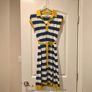 Lacoste stripe tennis dress